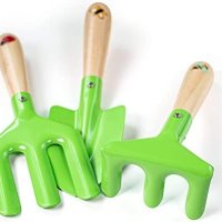 Нов комплект дървени играчки градински инструменти деца подарък, снимка 8 - Образователни игри - 40704018