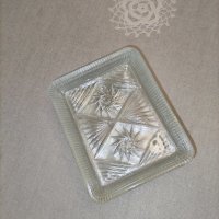 Стъклени чинийки. , снимка 3 - Чинии - 43445676