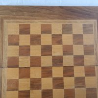 #1 Стар дървен шах , настолен шах , снимка 7 - Антикварни и старинни предмети - 43085436