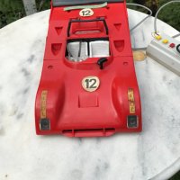 Стара количка Ferrari 312 Pb Race Car #12 Дистанционно управление GDR 35cm , снимка 3 - Колекции - 42951171