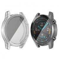 Качествени цели силиконови протектори за Huawei watch GT,GT2 46mm, снимка 1 - Смарт часовници - 28639655