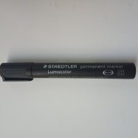 Перманентен маркер Staedtler цвят черен, снимка 1 - Ученически пособия, канцеларски материали - 37640034