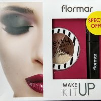 Комплект сенки / хайлайтъри с бронзиращ ефект и спирала "Flormar" ®