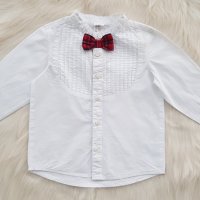 Детска риза с папионка H&M 9-12 месеца , снимка 1 - Бебешки блузки - 43058556