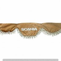 Комплект от 3 части декоративни пердета за Скания Scania , БЕЖЕВИ , снимка 4 - Аксесоари и консумативи - 35451741