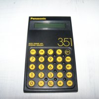 Японски калкулатор Panasonic 351 от 1983г. работещ, снимка 2 - Друга електроника - 35561218