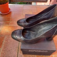 Дамски италиански обувки естественна кожа, снимка 4 - Дамски обувки на ток - 24946574