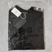 Dolce Gabbana мъжка тениска блуза фланелка памук 100% уникална , снимка 8 - Тениски - 40353249