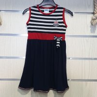 Нова детска моряшка рокличка с висока талия от 1 година до 14 години, снимка 6 - Детски рокли и поли - 29040098