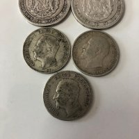 Лот български сребърни монети 1 лев и 2 лева , снимка 6 - Нумизматика и бонистика - 38434445