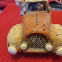 керамична фигурка автомобил на пикник UK 60те години, снимка 7 - Антикварни и старинни предмети - 43136046