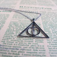 Колие Хари Потър Harry Potter Triangle Даровете на смъртта, снимка 5 - Колиета, медальони, синджири - 28621720