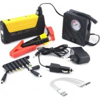 КОМПЛЕКТ СТАРТЕРНО УСТРОЙСТВО HIGH POWER JUMP STARTER ЗА КОЛА + КОМПРЕСОР, снимка 5 - Аксесоари и консумативи - 35536321