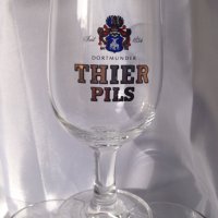 "THIER PILS" нови немски чаши за бира с позлата 0,2 l , снимка 1 - Колекции - 26693227