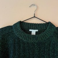H&M Пуловер рокля S размер черно - зелен 💚🖤, снимка 7 - Рокли - 43714884