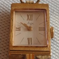 Стар механичен дамски часовник Луч СССР с позлатена рамка за КОЛЕКЦИЯ 41988, снимка 7 - Други ценни предмети - 43905385