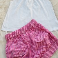 Туника H&M и къси панталони 6-9 месеца, снимка 2 - Комплекти за бебе - 32539511