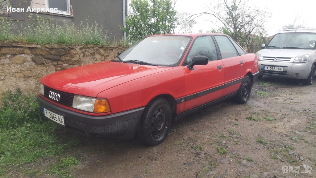 Audi 80, 4 скорости, 1.6 газ/бенз., снимка 1