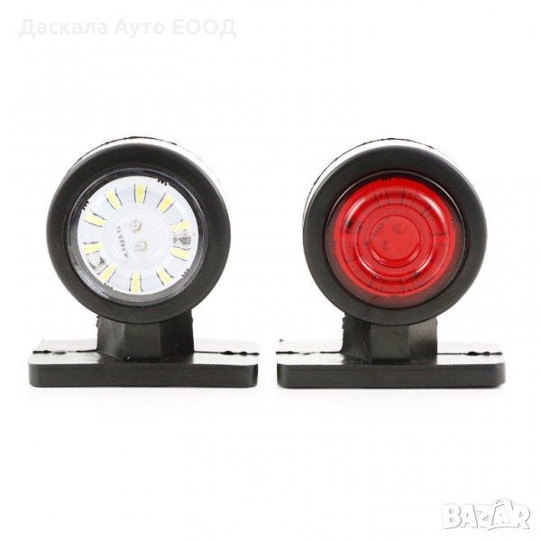 1 бр. ЛЕД LED габарити рогчета с 20 SMD диода , 24V , NR0136RWR24 , снимка 1