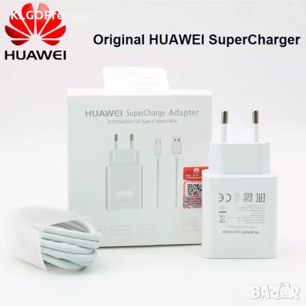Оригинално Fast Charge зарядно кабел за Huawei p40 p30 p20 lite pro , снимка 1
