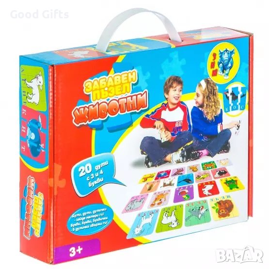 Забавен детски пъзел с животни, снимка 1