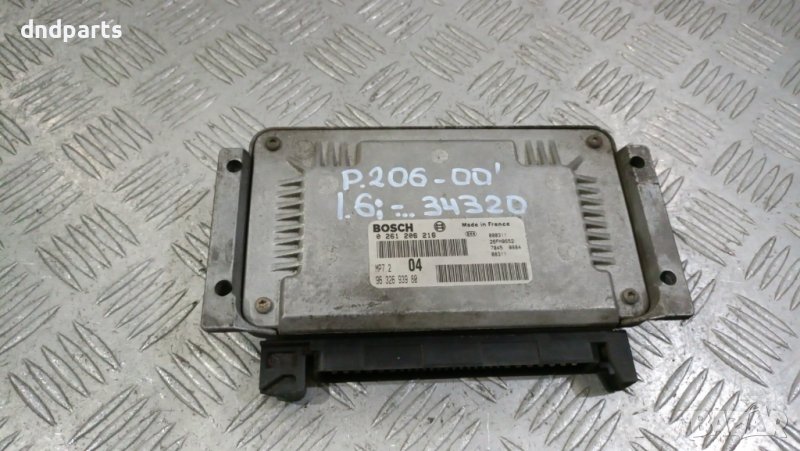 Компютър Peugeot 206 1.6i 2000г.	, снимка 1