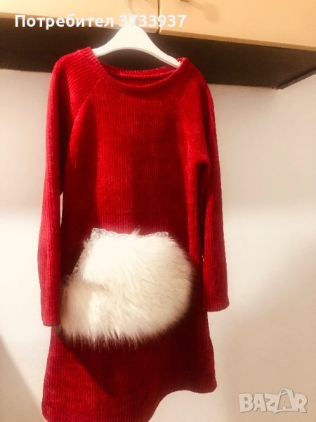 Коледна рокля р. 140, снимка 1