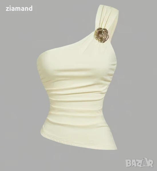Дамски топ с едно рамо, снимка 1