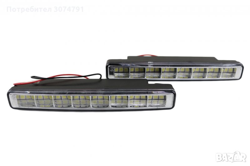 2 бр. Комплект Дневни Светлини Халогени Диодни LED DRL 12V Е4, снимка 1