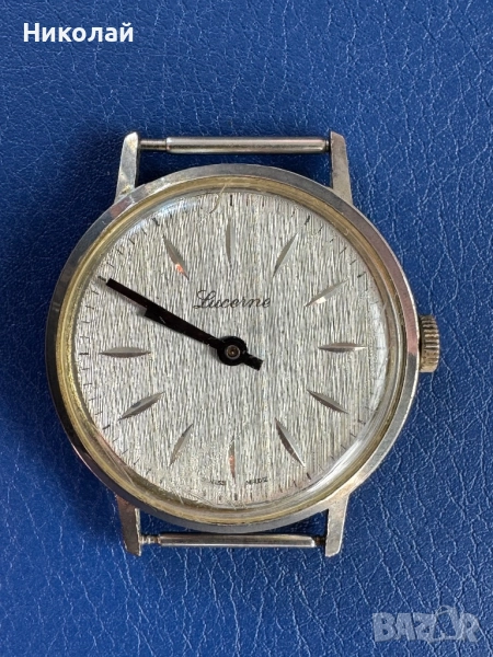 LUCERNE-SWISS MADE /МЕХАНИЧЕН ЧАСОВНИК, снимка 1