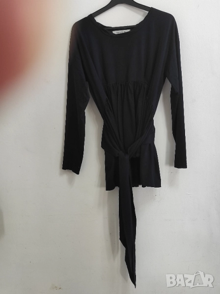 Страхотна винтидж туника Yves Saint Laurent Rive Gauche в тъмносин цвят. Размер: M, снимка 1