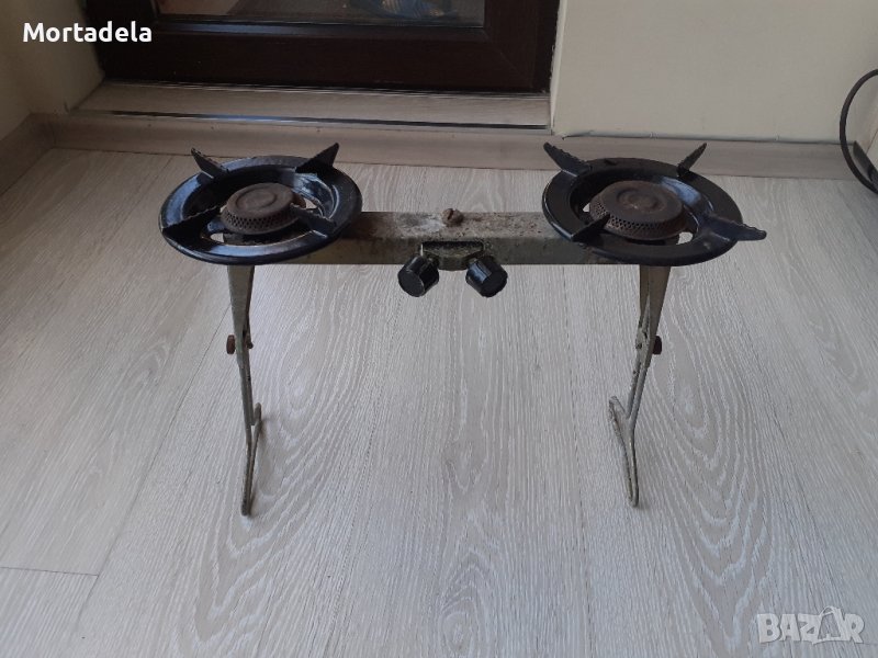 Туристически газов котлон двоен, снимка 1