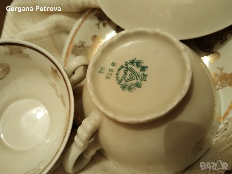 Сервиз за чай или кафе с антикварна стойност Mitterteich Bavaria, снимка 1