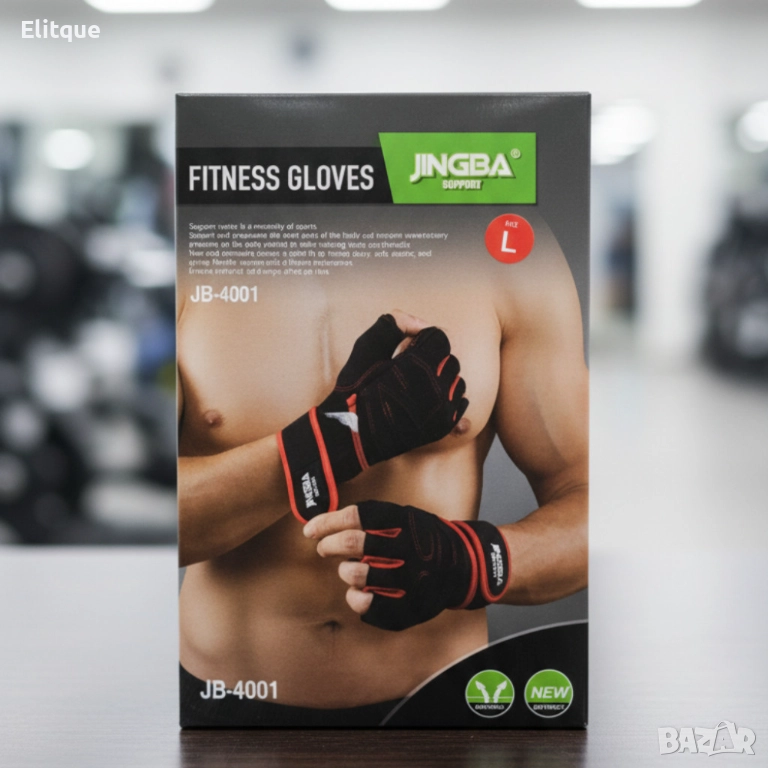 Антиплъзгащи спортни ръкавици  Jingba JB-4001 Fitness Gloves, снимка 1