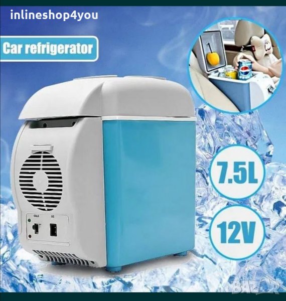 Хладилна чанта за автомобил с функция за затопляне и охлаждане, снимка 1