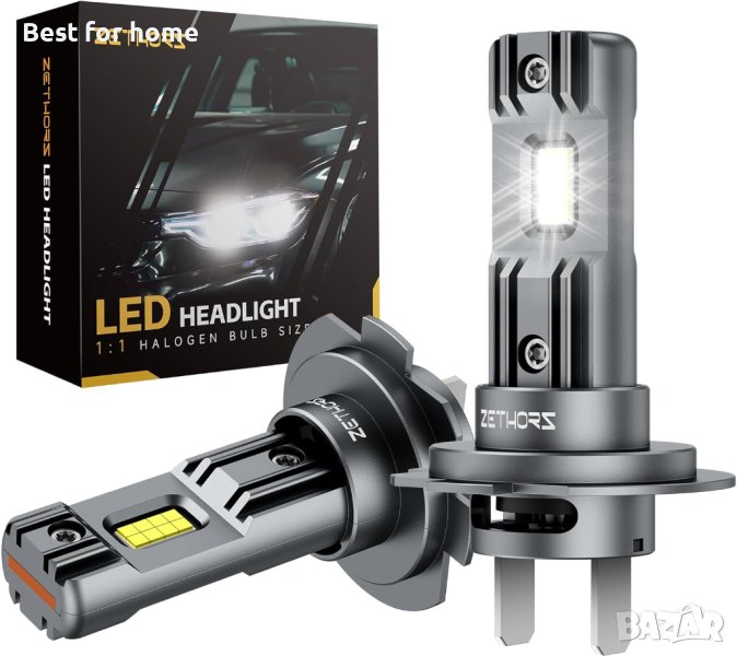 Zethors H7 LED Headlight Bulbs, снимка 1