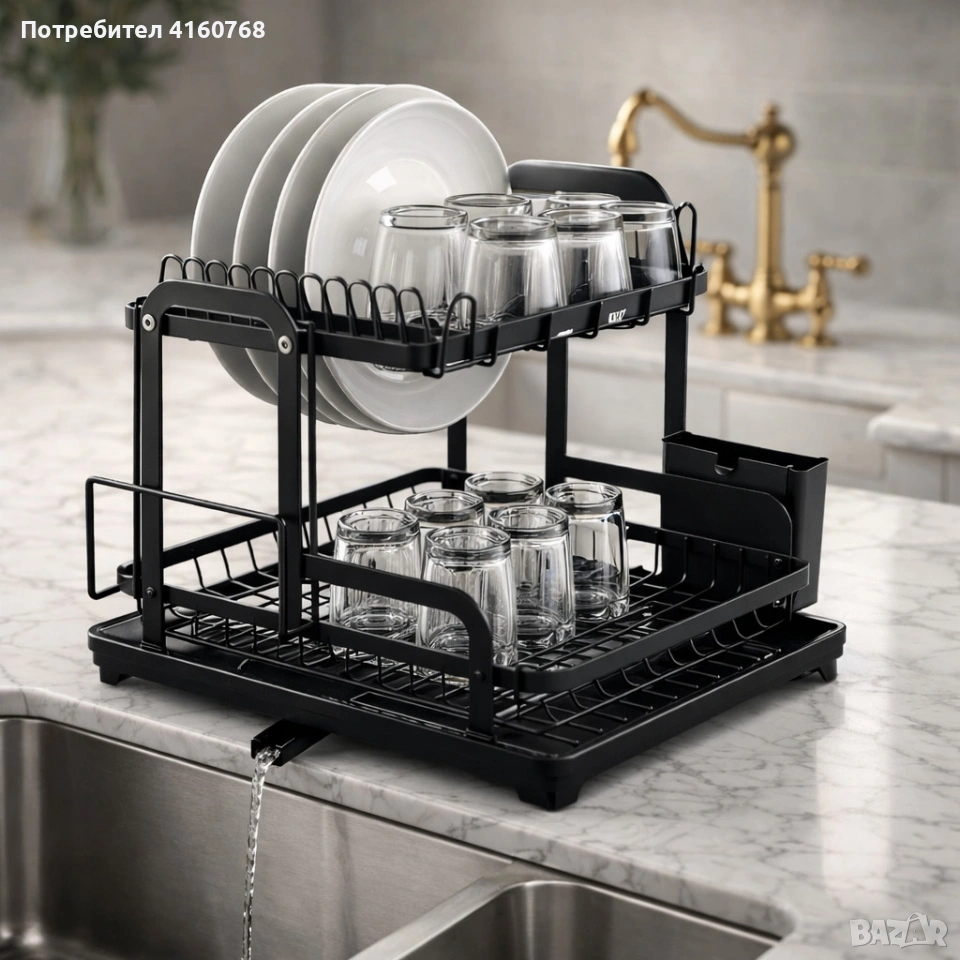 сушилник на две нива, снимка 1