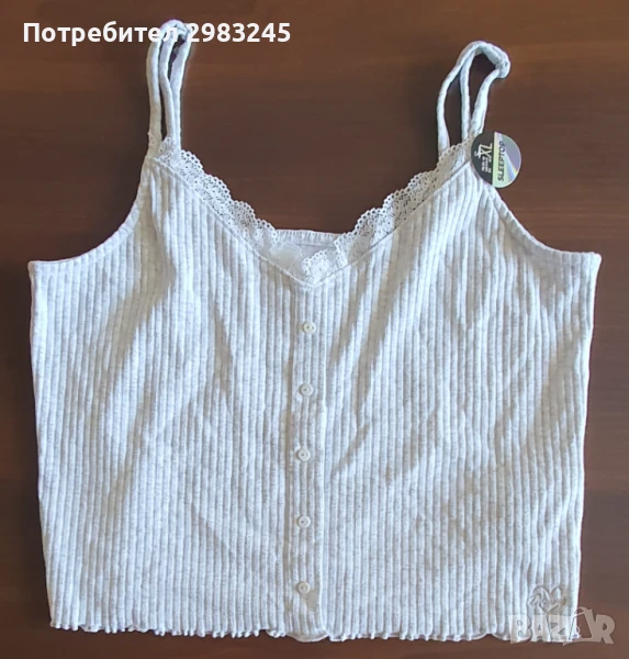 Дамски топ за спане с копчета , снимка 1