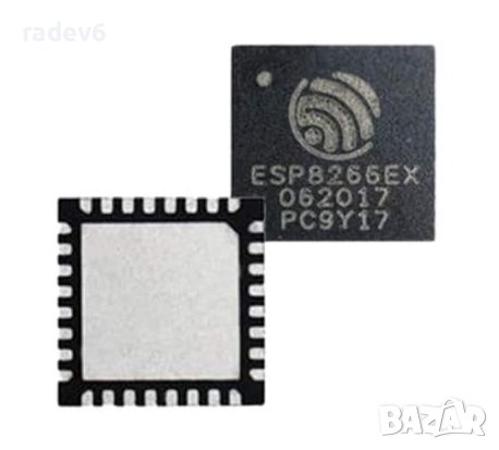 ESP8266EX, QFN-32, WiFi, ESP8266, снимка 1