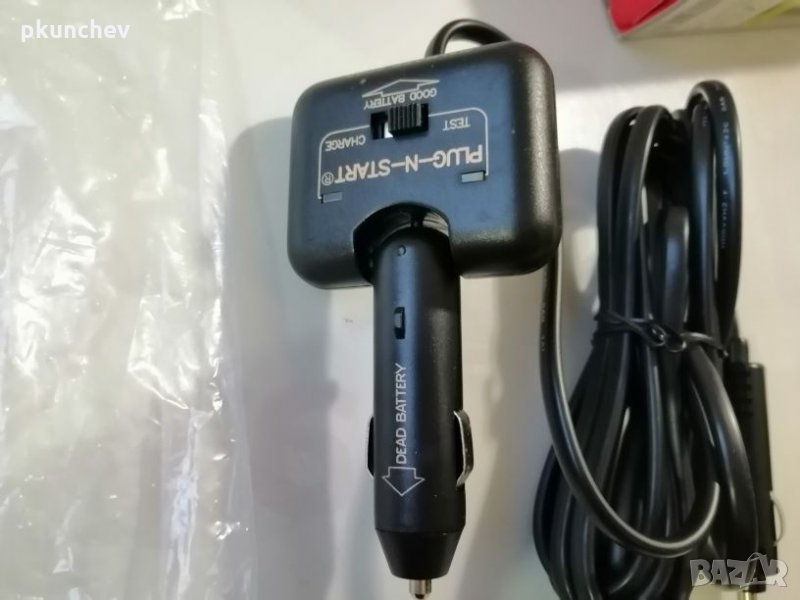 Кабел за зареждане на акумулатор от друг автомобил, снимка 1