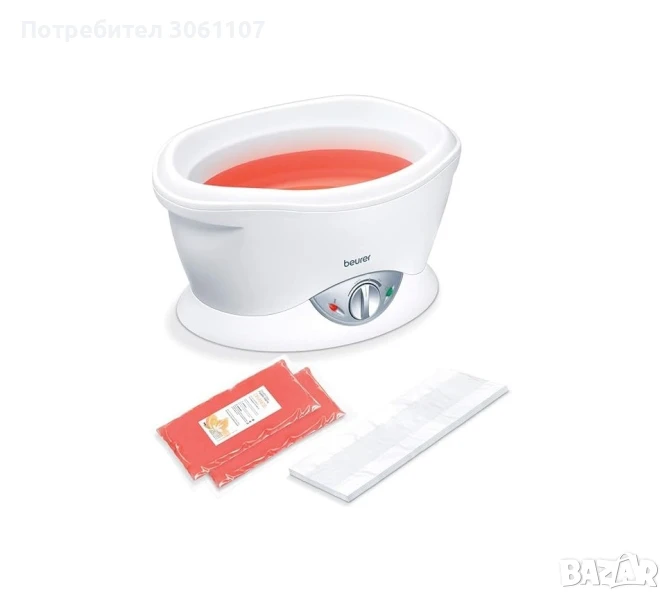 Парафинова вана Beurer MP70 Уред за кола маска 80W 2 x 450 гр восък, снимка 1