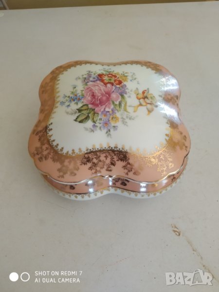 порцеланова кутия-барок, снимка 1