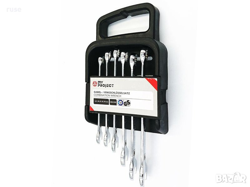 НОВИ! Комплект комбиниран гаечен ключ /-звездогаечен ключ DIN 3113, снимка 1