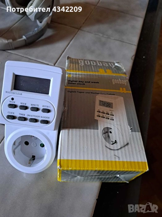 дигитален контакт с таймер goobay, снимка 1