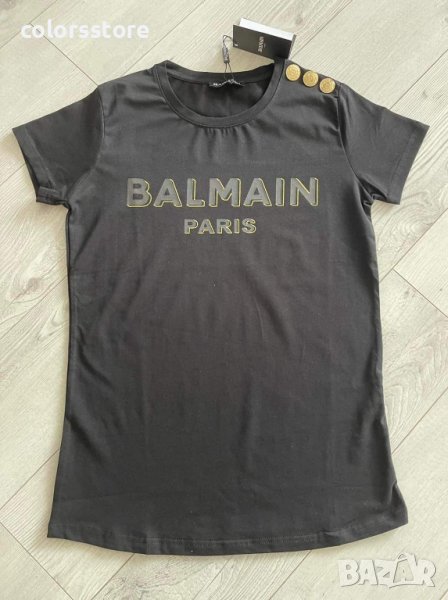 Дамска Черна тениска Balmain код IM35p, снимка 1