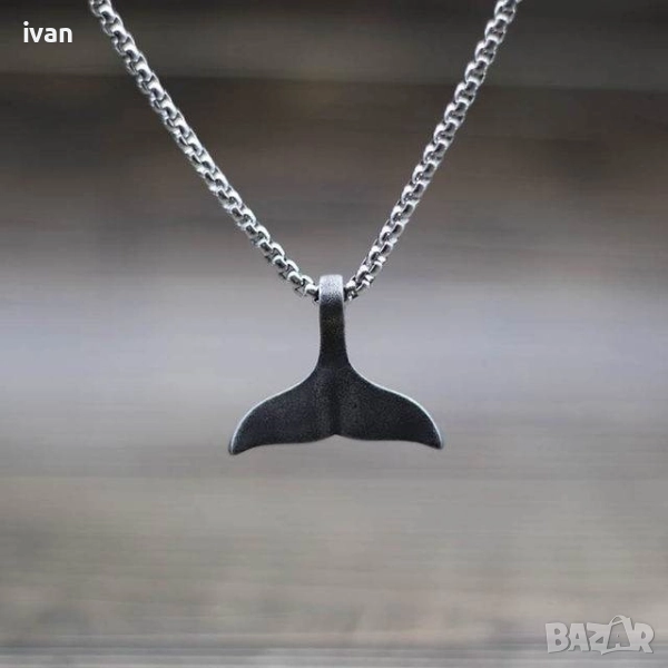 синджир с висулка стомана. Нов в опаковка, снимка 1