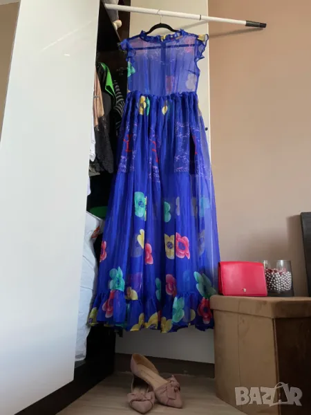 Djofra Дълга рокля от шифон​,​ S-M, снимка 1