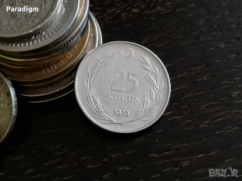 Монета - Турция - 25 куруша | 1973г., снимка 1