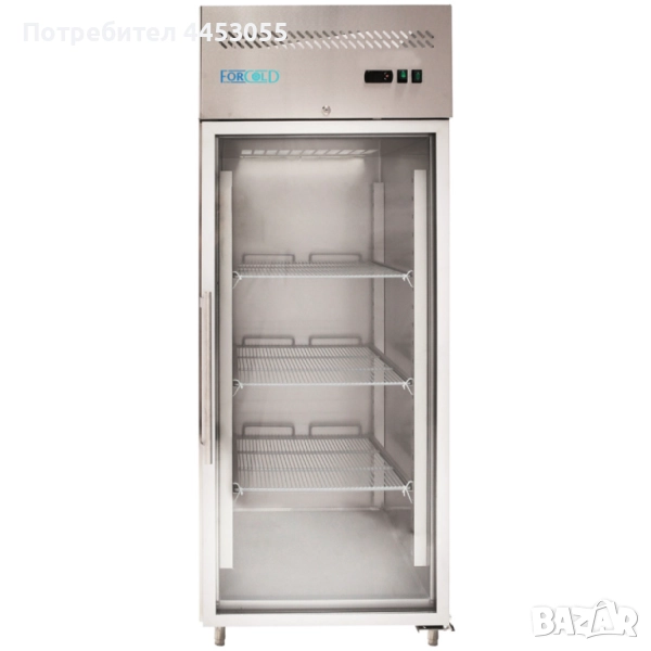 Професионален хладилен шкаф с LED осветление, снимка 1
