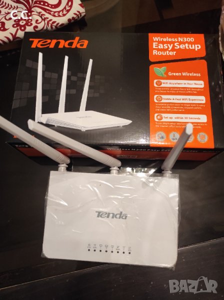 WiFi Рутер Tenda F3, 300Mbps, 38 лв, снимка 1